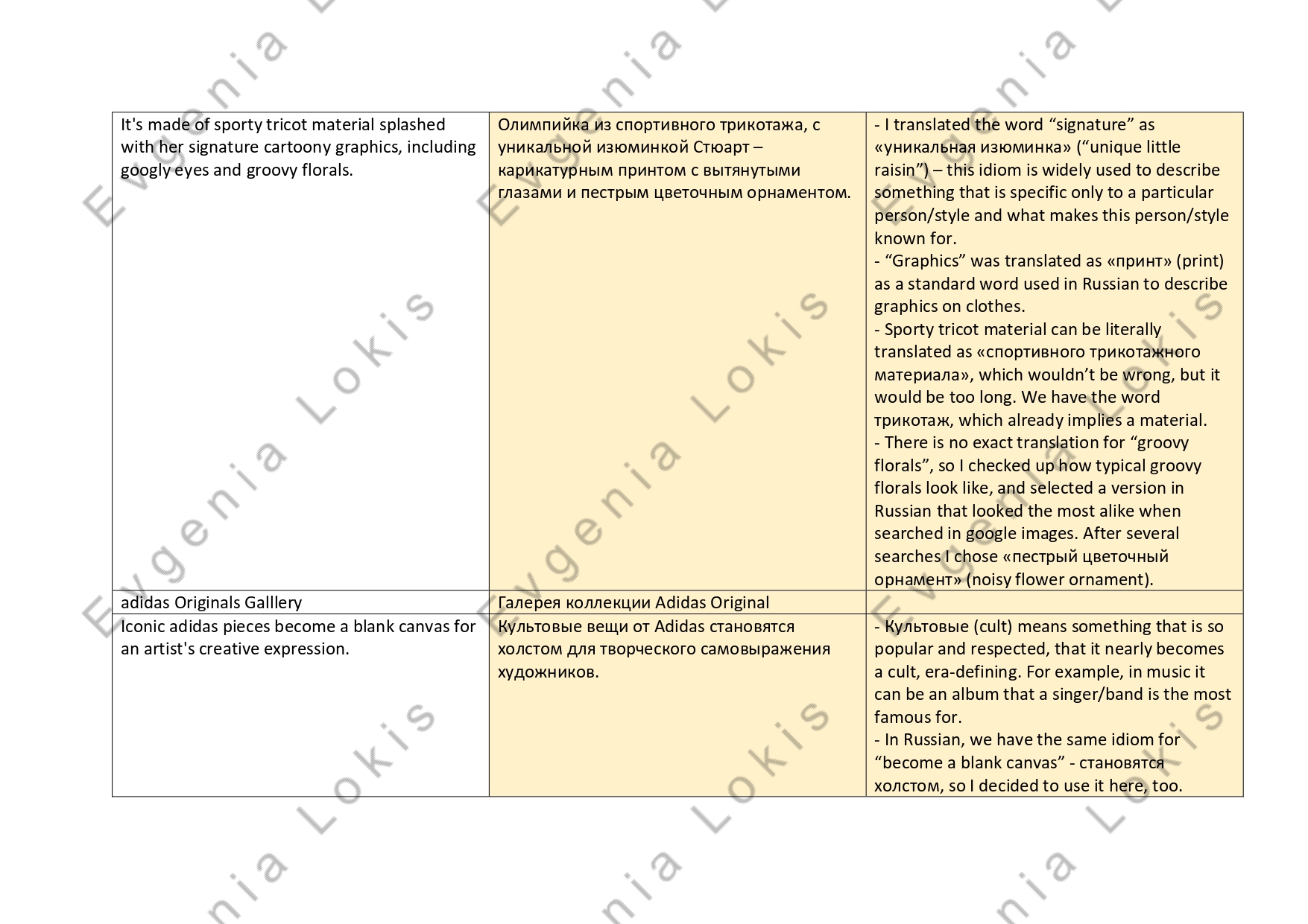 3rd page of work sample